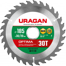 Пильный диск URAGAN Optima 36801-185-30-30 в Павлодаре