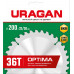 Пильный диск URAGAN Optima 36801-200-32-36 36801-200-32-36_z01