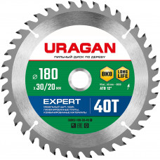 Пильный диск URAGAN Expert 36802-180-30-40 в Павлодаре