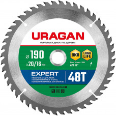 Пильный диск URAGAN Expert 36802-190-20-48