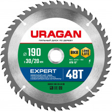 Пильный диск URAGAN Expert 36802-190-30-48