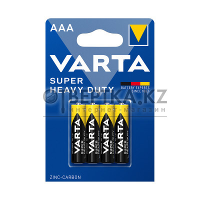 Батарейка VARTA Superlife Micro 1.5V - R03P/AAA R03P Superlife 4