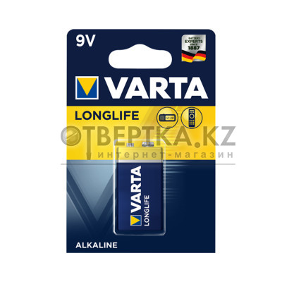 Батарейка VARTA Longlife E-Block 9V - 6LR61