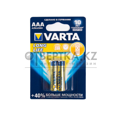 Батарейка VARTA Longlife Micro 1.5V - LR03/ AAA LR03 AAA Longlife Micro
