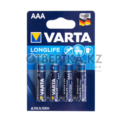 Батарейка VARTA Longlife Power Micro 1.5V - LR03/ AAA LR03 AAA Longlife Power Micro