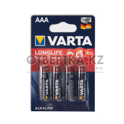 Батарейка VARTA Longlife Power Max Micro 1.5V - LR03/ AAA LR03 Longlife Power Max
