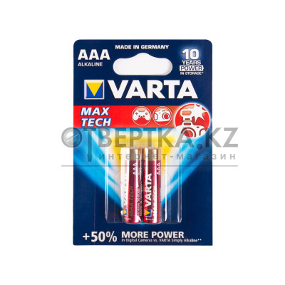 Батарейка VARTA Max tech Micro 1.5V - LR03/ AAA (2 шт) LR03 Max tech Micro