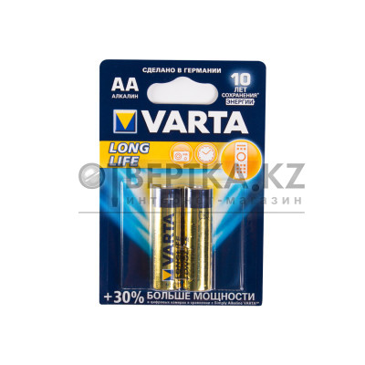 Батарейка VARTA Longlife Mignon 1.5V - LR6/ AA LR6/АА Longlife 2