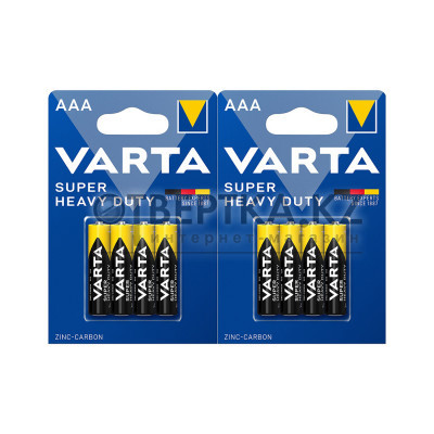 Батарейка VARTA Superlife (Super Heavy Duty) Micro 1.5V - R03P/AAA 8 шт. в блистере R03P Superlife