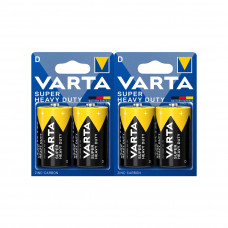 Батарейка VARTA Superlife Mono 1.5V - R20P/D 2 шт. в блистере