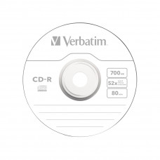 Диск CD-R Verbatim (43351) 700MB 50штук Незаписанный в Алматы