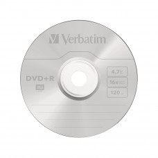 Диск DVD+R Verbatim (43500) 4.7GB 25штук Незаписанный в Актобе