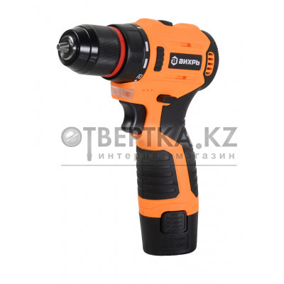 Дрель-шуруповерт аккумуляторная Вихрь ДА-12Л-2К/Б 72/14/78