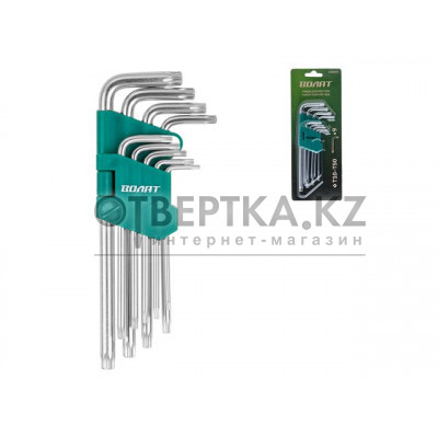Набор ключей Torx T10-T50 9шт длинных ВОЛАТ 11020-09