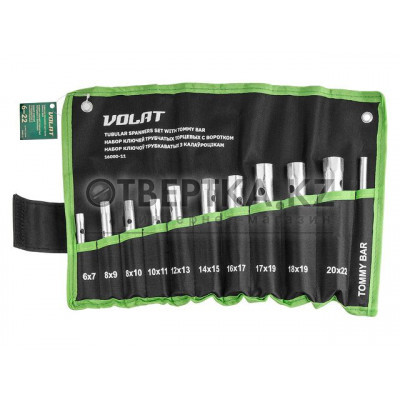 Набор ключей трубчатых торцевых с воротком 11пр. ВОЛАТ 16000-11