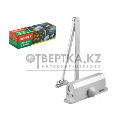 Доводчик дверной гидравлический (20-60 кг) серебро ВОЛАТ 35012-60