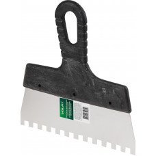 Шпатель фасад. зубчат. нерж.  300мм зуб 10х10 ВОЛАТ в Астане