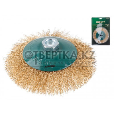 Щетка дисковая гофр.125мм/M14 ВОЛАТ 81050-125
