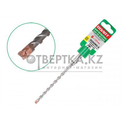 6х100х160 мм бур (сверло) SDS-plus QUADRO-X ВОЛАТ 83006-160