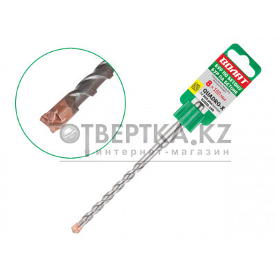 8х100х160 мм бур (сверло) SDS-plus QUADRO-X ВОЛАТ 83008-160