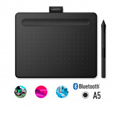 Графический планшет Wacom Intuos Medium Bluetooth (CTL-6100WLK-N) Чёрный в Алматы