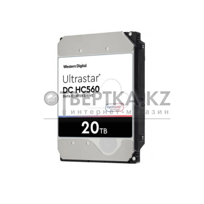 Внутренний жесткий диск (HDD) Western Digital Ultrastar DC HC560 WUH722020BLE6L4 20TB SATA