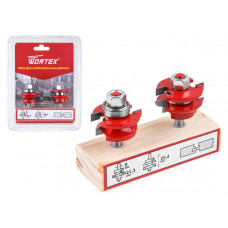 Набор фрез комбинированных рамочных 41х25 мм WORTEX в Актобе Набор фрез комбинированных рамочных 41х25 мм WORTEX в Актобе