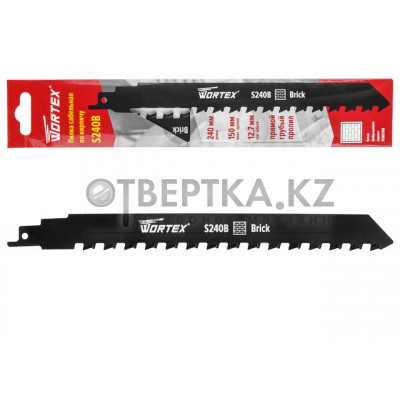 Пилка сабельная по кирпичу S 240B WORTEX 0318097