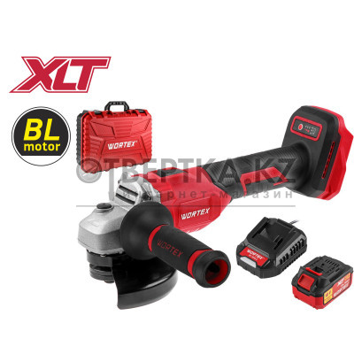 Аккум. углошлифмашина WORTEX LX CAG 1812-1 E в чем. ALL1 МЕГА АКЦИЯ БЕСЩЕТ., 18 В, 125 мм, 8000 об/м 0329192