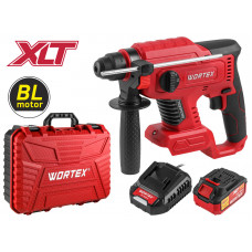 Аккум. перфоратор WORTEX CRH 1820-2 в чем. ALL1 МЕГА АКЦИЯ БЕСЩЕТ., 18 В, 2.2 Дж, 20 мм, 1х4 А*ч