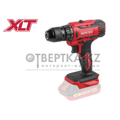 Аккум. дрель-шуруповерт WORTEX BD 1820-1 Li в кор. ALL1 SOLO 18 В, 30 Н*м, БЗП(мет.) 13 мм 0329360