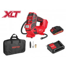 Аккум. компрессор WORTEX CTI 1811 в кор. ALL1 МЕГА АКЦИЯ 18 В, 11 бар, 12 л/мин, 1х2 А*ч, зу