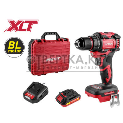Аккум. дрель-шуруповерт WORTEX BD 2025 DLi в чем. ALL1 XLT БЕСЩЕТ, 18 В, 50 Н*м, 1х1,5 А*ч, БЗП 10 м 1329835