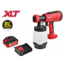 Аккум. краскораспылитель WORTEX CPS 1808 в кор. ALL1 XLT SET БЕСЩЁТ.ДВИГ., 18 В, 1 акк., 4 Ач, 10