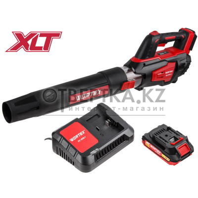 Аккум. воздуходувка WORTEX BB 2018 D ALL1 XLT SET 18 В, 2 Ач акб, макс.объём 570 м куб/ч 1333739