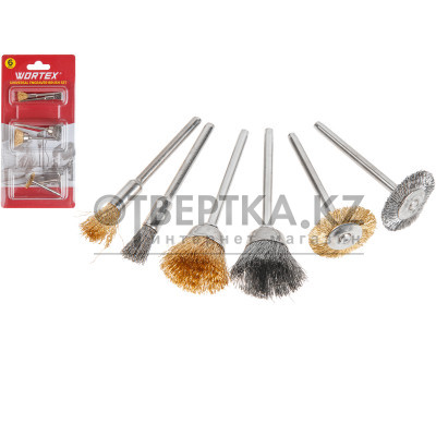 Набор щеток для гравера универсальный WORTEX 1335685