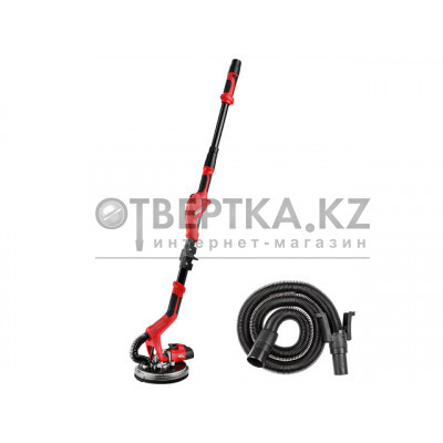 Шлифмашина для стен и потолков WORTEX DG 2260 в чем. со штангой, 600 Вт, 225 мм, LED, 600-1500 об/ми DG226000004