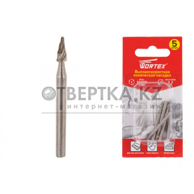 Высокоскоростная коническая насадка 3.2 мм WORTEX ETAK3203218 Высокоскоростная коническая насадка 3.2 мм WORTEX ETAK3203218