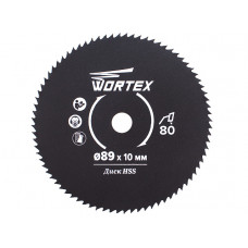 Диск пильный по металлу 89x10 мм 44 зуб. HS S044 M WORTEX для HS 2865
