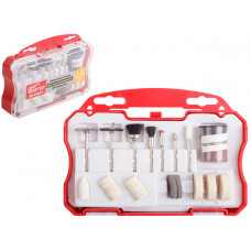 Набор аксессуаров для гравера 20 предметов в боксе (для чистки/полировки)