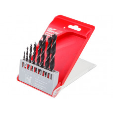 Набор сверл по дер. 8 шт (3-10 мм) WORTEX в Уральске Набор сверл по дер. 8 шт (3-10 мм) WORTEX в Уральске