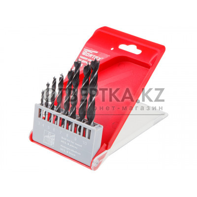 Набор сверл по дер. 8 шт (3-10 мм) WORTEX WDBS3010W10811 Набор сверл по дер. 8 шт (3-10 мм) WORTEX WDBS3010W10811