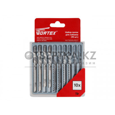 Набор пилок для лобзика универсальный 10 шт. WORTEX WJTS000U11027 Набор пилок для лобзика универсальный 10 шт. WORTEX WJTS000U11027