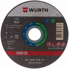Отрезной диск Wurth Red Line 0669230181