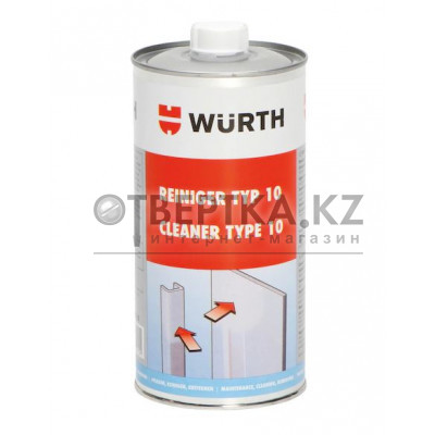 Очиститель для пластика ПВХ Wurth тип 10 (1 л) 089210010