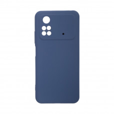 Чехол для телефона X-Game XG-HS130 для POCO M4 Pro Силиконовый Синий в Астане