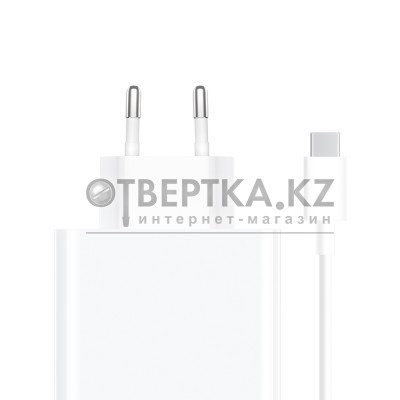 Комплект зарядное устройство и интерфейсный кабель Xiaomi 120W Charging Combo (Type-A) EU MDY-13-EE