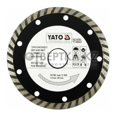 Круг алмазный YATO YT-6023