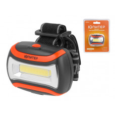 Фонарь налобный светодиодный 3Вт COB 3хAAA ЮПИТЕР в Астане