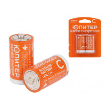 Батарейка C LR14 1,5V alkaline 2шт. ЮПИТЕР